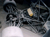 Rear-end covered in fall-out from bodywork